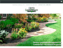 Tablet Screenshot of finelandscaping.com